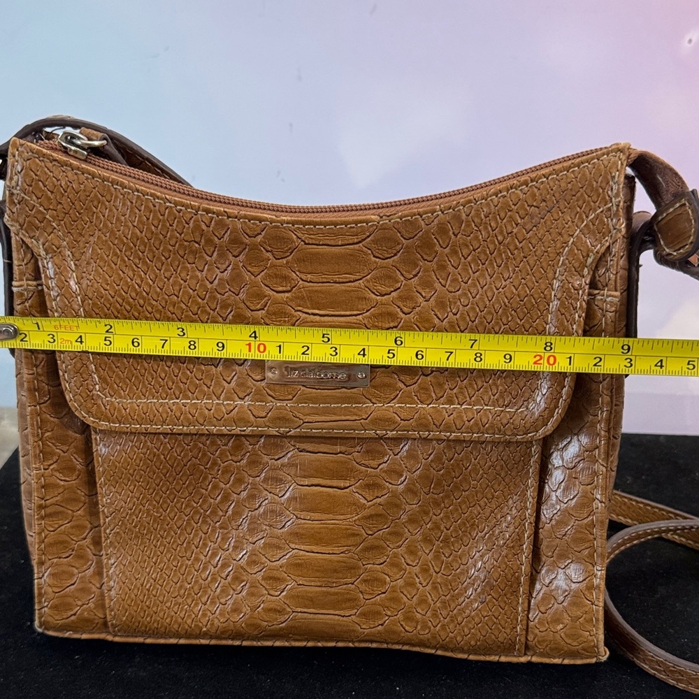 Vintage Brown Liz Claiborne crossbody handbag - Picture 13 of 14